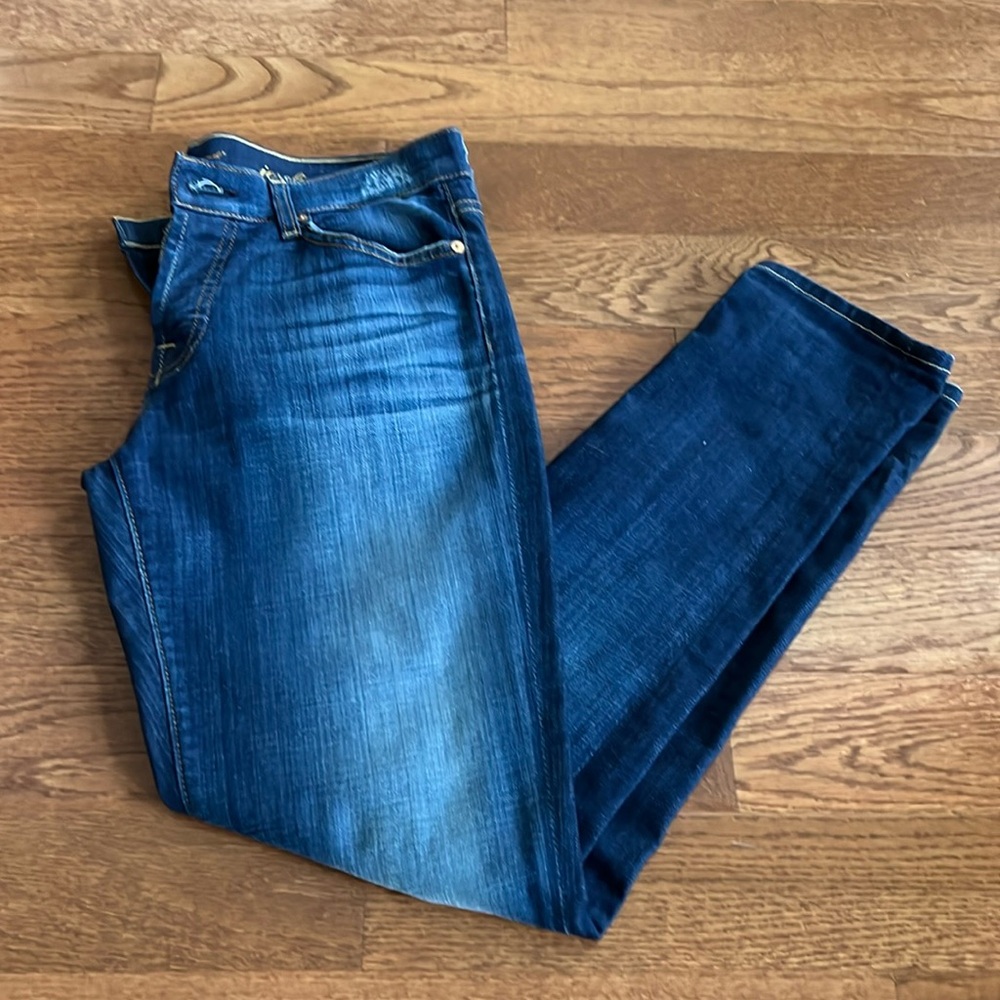 NWOT 7 For all Mankind sz27 Josefina skinny boyfriend dark denim jeans